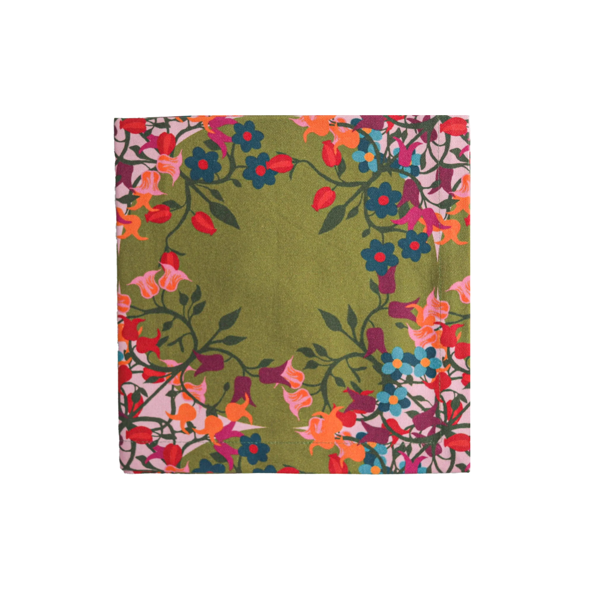6 Napkins Blumen Green Offcut Version - Image 3