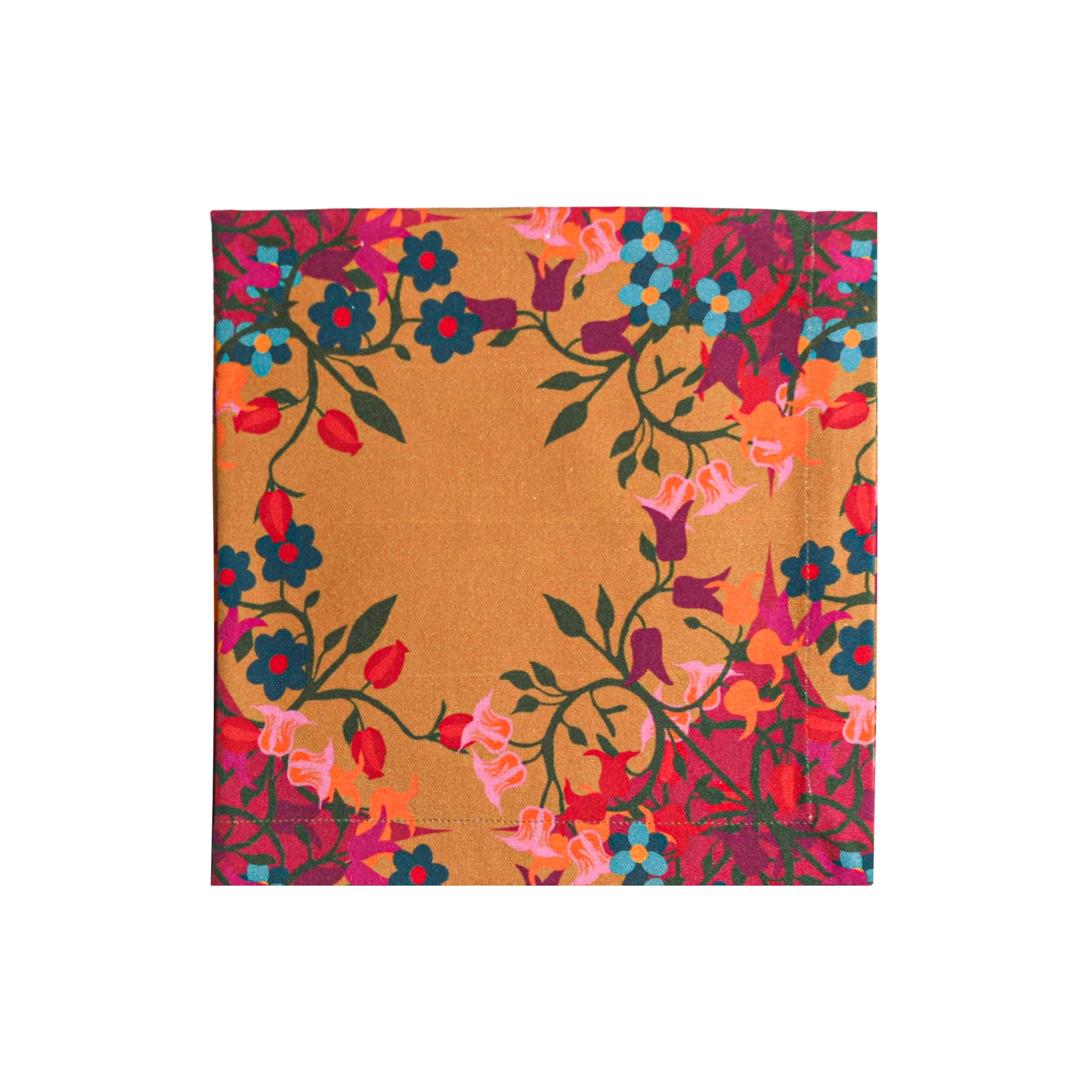 6 Napkins Blumen Orange Offcut Version - Image 3