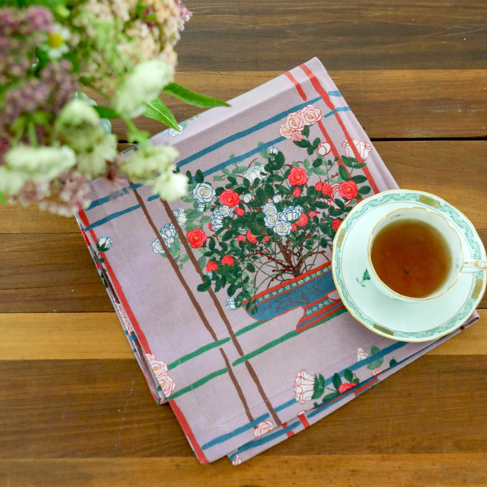 6 Napkins La Vie en Rose Offcut Version - Image 2