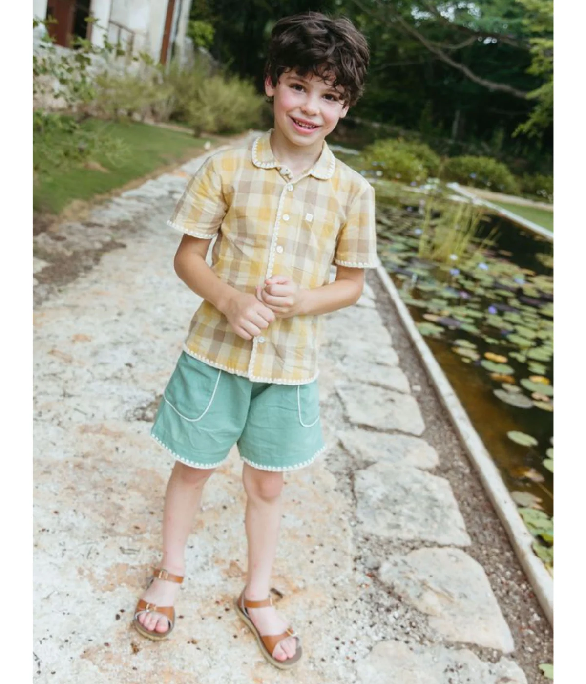 Birch Shorts - Peridot Green - Image 3