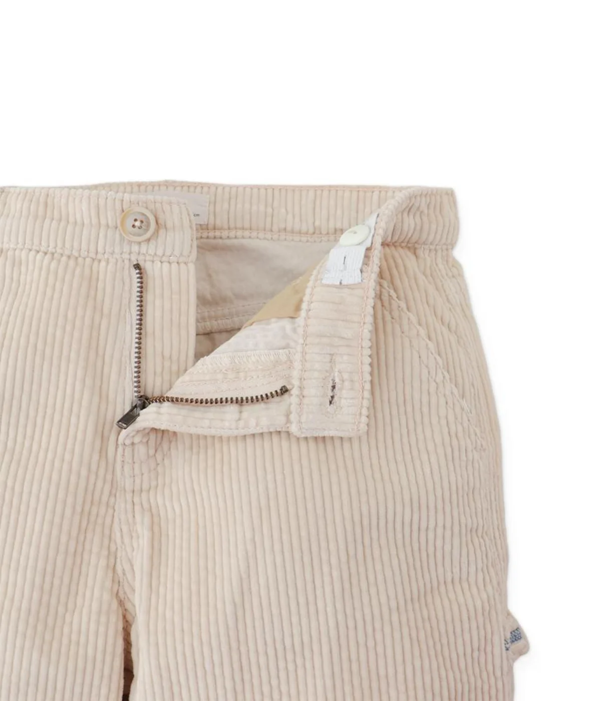 Boy Carmine Corduroy Utility Pants - Beige - Image 3