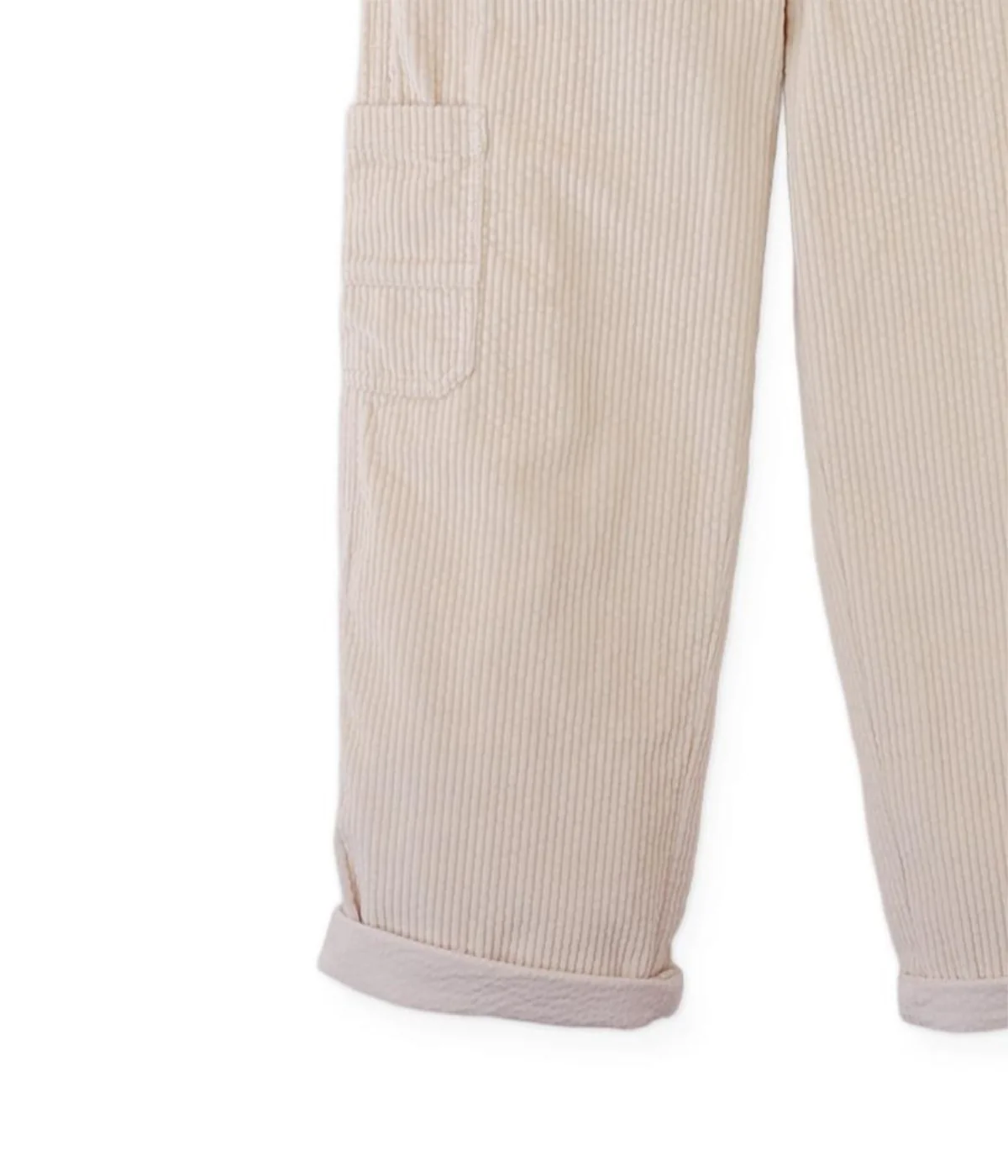 Boy Carmine Corduroy Utility Pants - Beige - Image 4