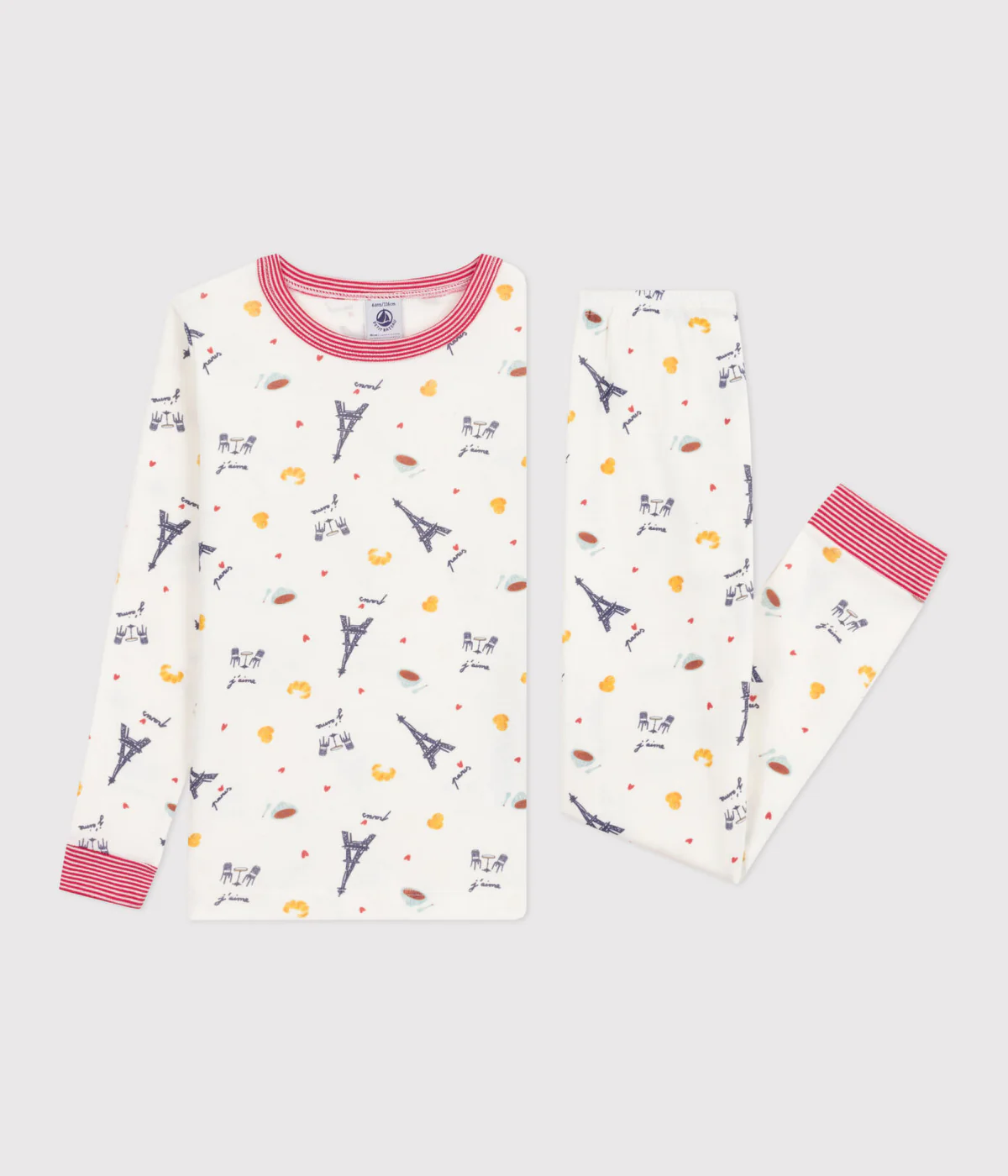 Loungewear LS Printed Top And Pants - Parisian - Image 3