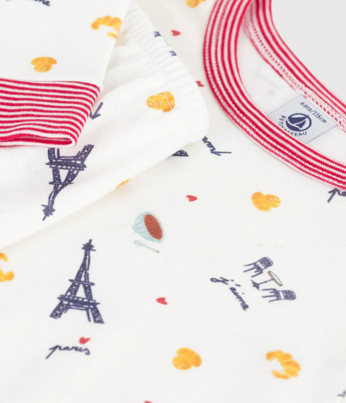 Loungewear LS Printed Top And Pants - Parisian - Image 4