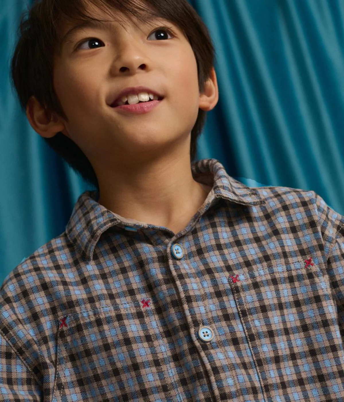 Boy Zeno Checkered Woven Workshirt - Multicolor - Image 4