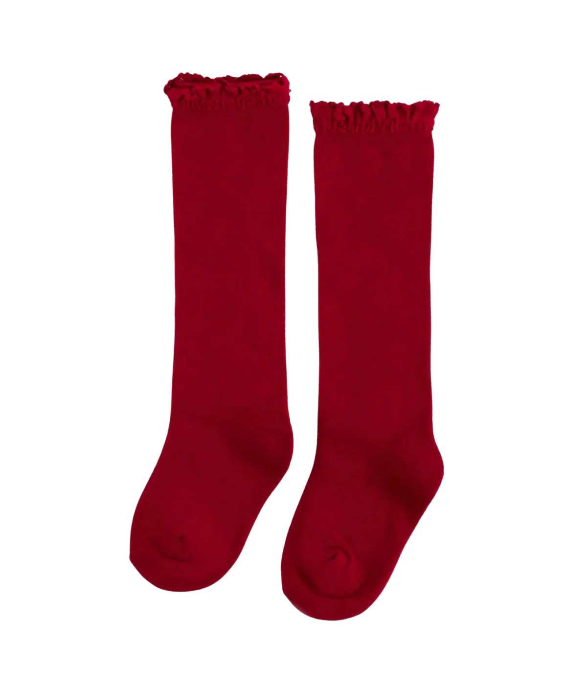 Cherry Lace Top Knee High Socks