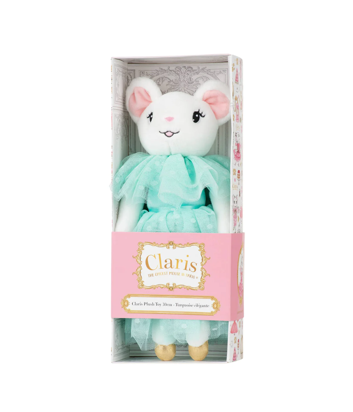 Claris The Mouse - Turquoise Plush Doll - Image 4