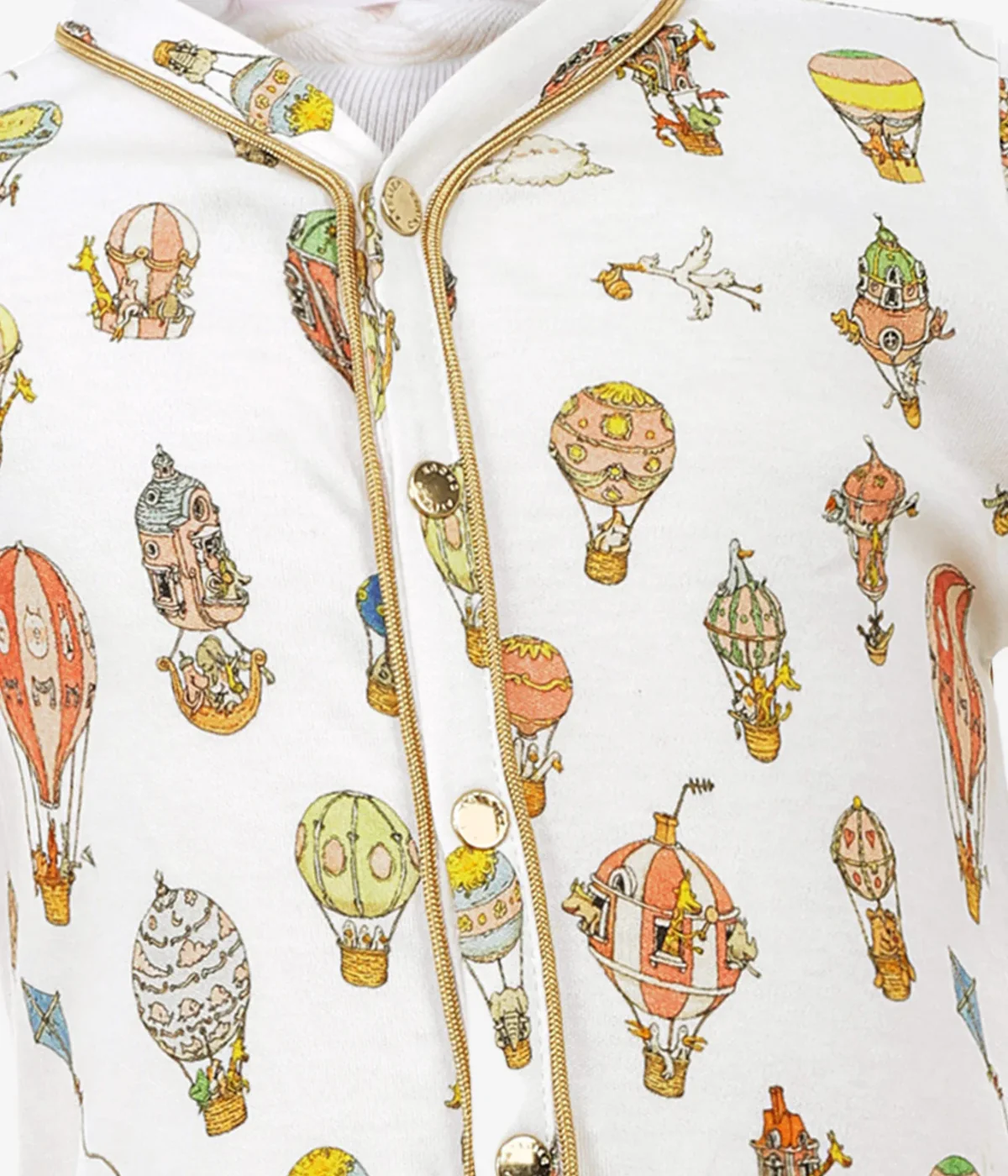 Classic Playsuit Hot Air Balloons - Multi - Image 3
