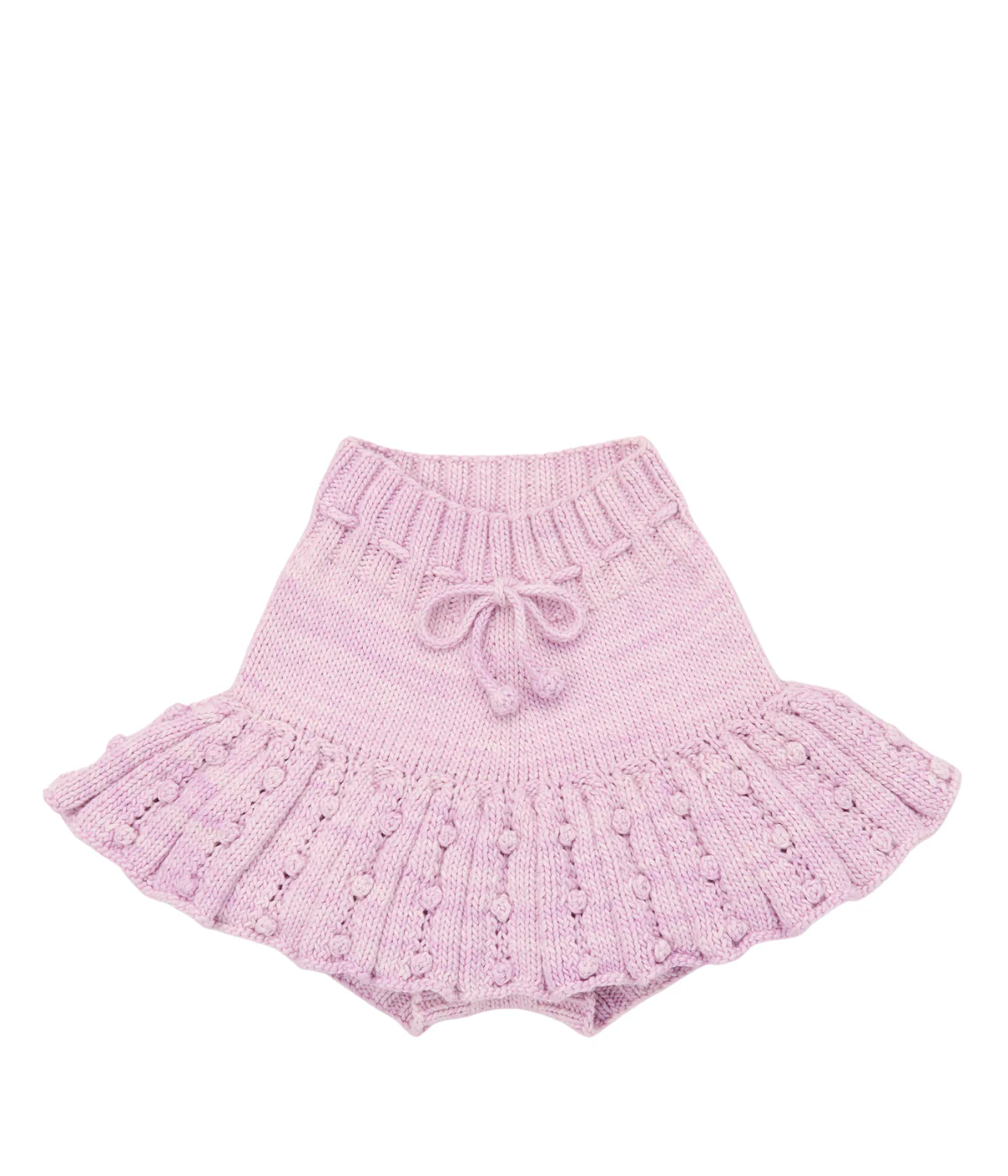 Eyelet Popcorn Skating Skirt - Aura