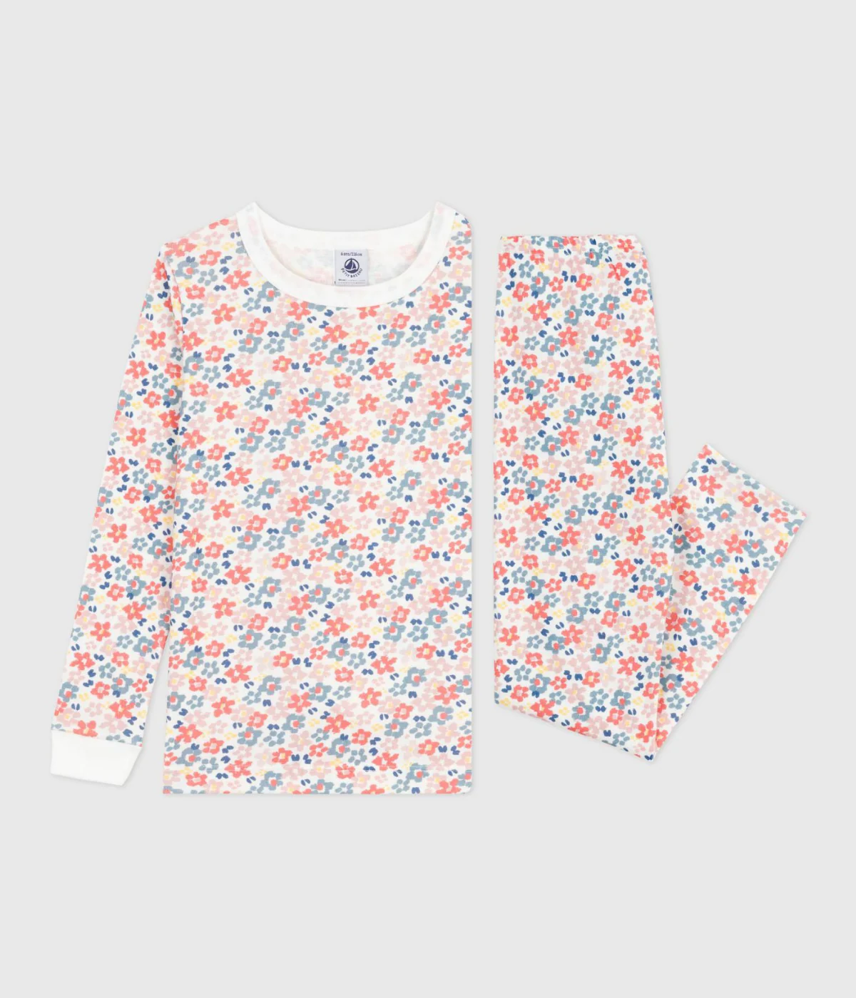 Girl Loungewear LS Floral Top And Pants - Multi - Image 3