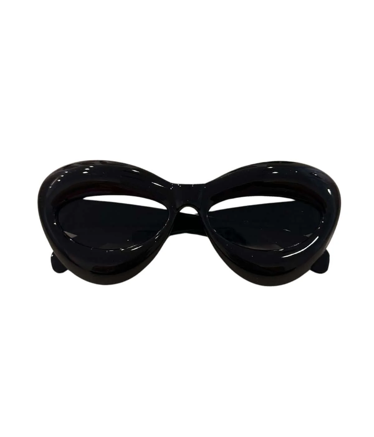 Kids Bulky Balloon Round Sunglasses: Black