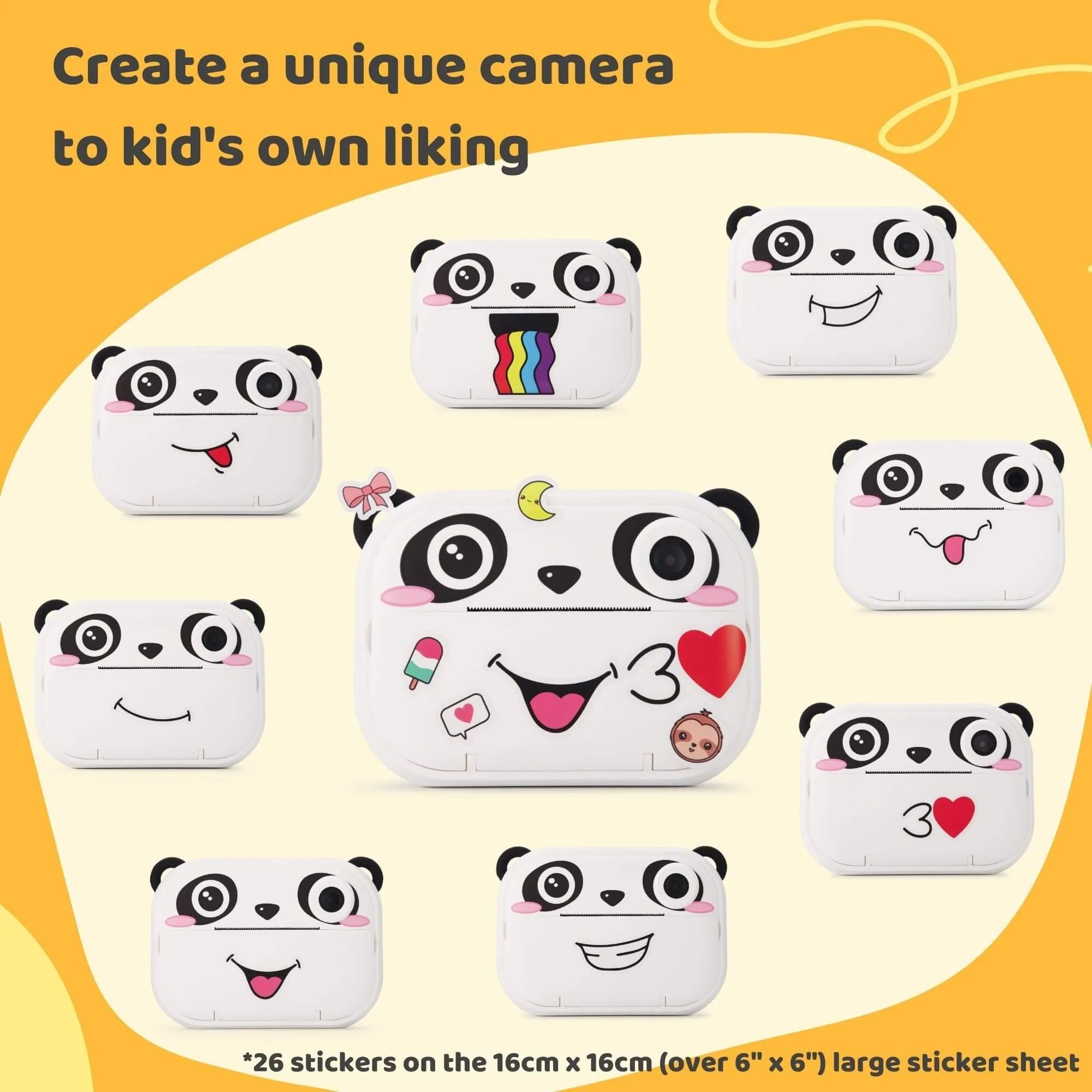 Koko the Panda - Instant Print Kids Digital Camera - Model P - Image 10