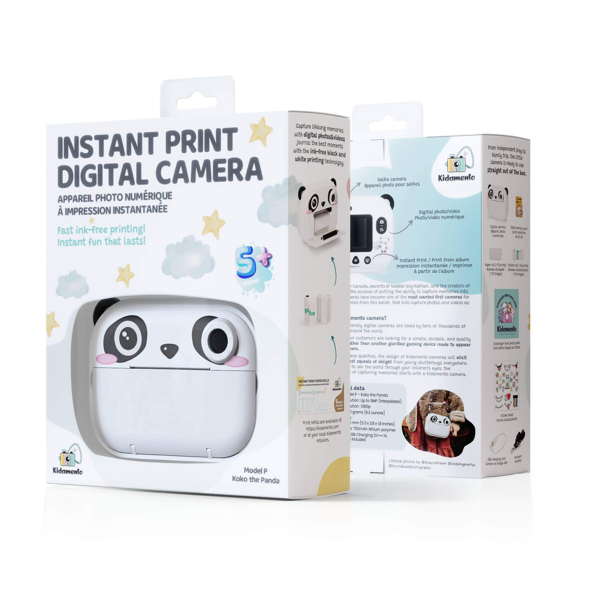 Koko the Panda - Instant Print Kids Digital Camera - Model P - Image 2