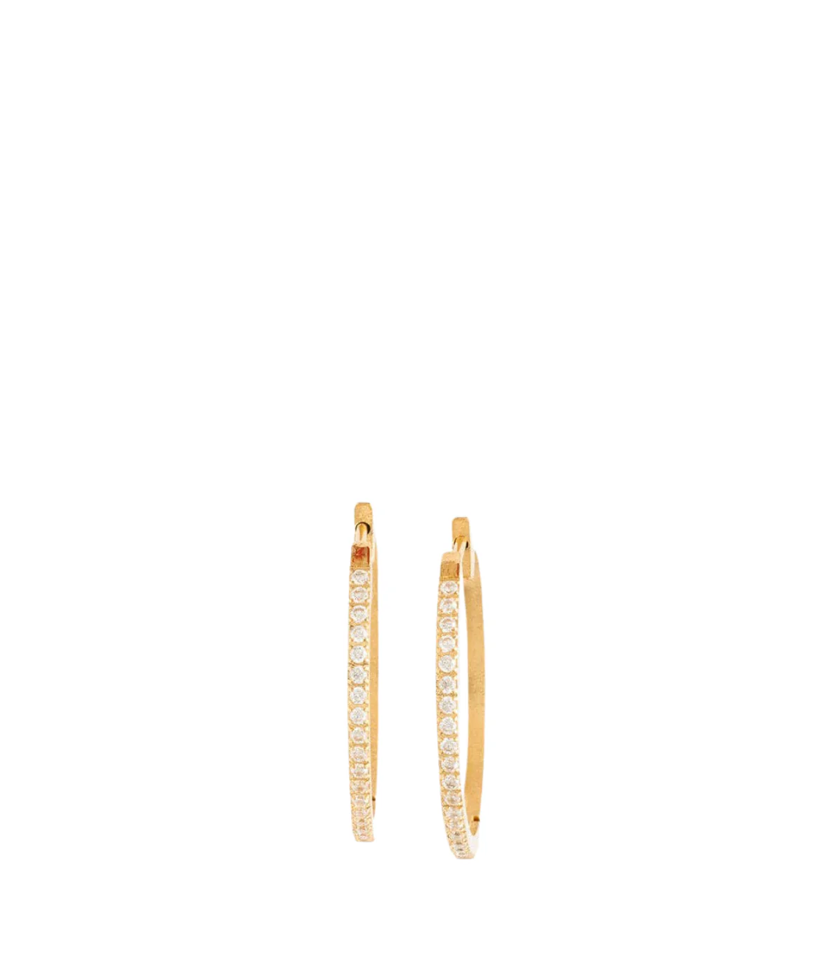 Large Diamond Hoop - Image 2