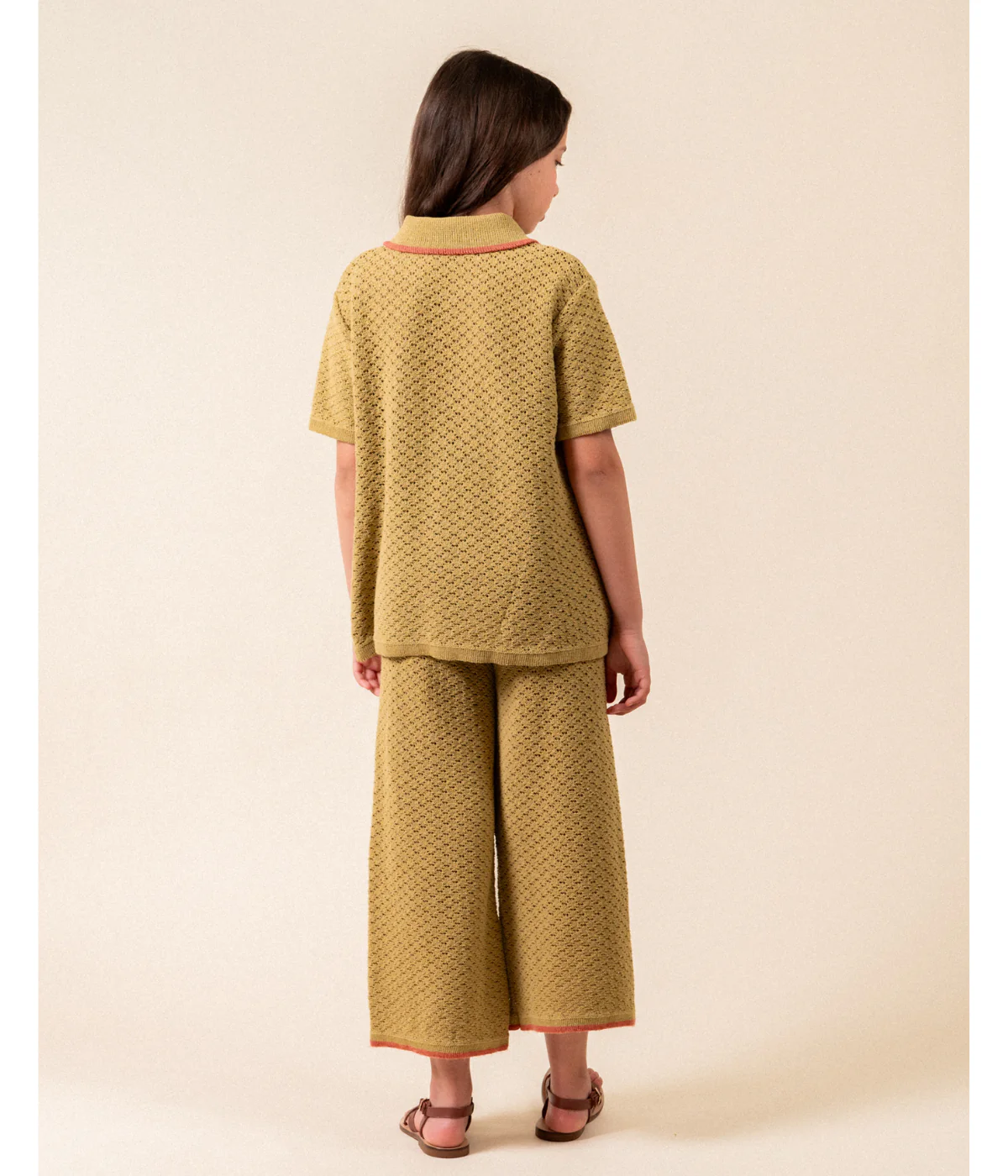 Lime Knit Pants Girl - Image 4