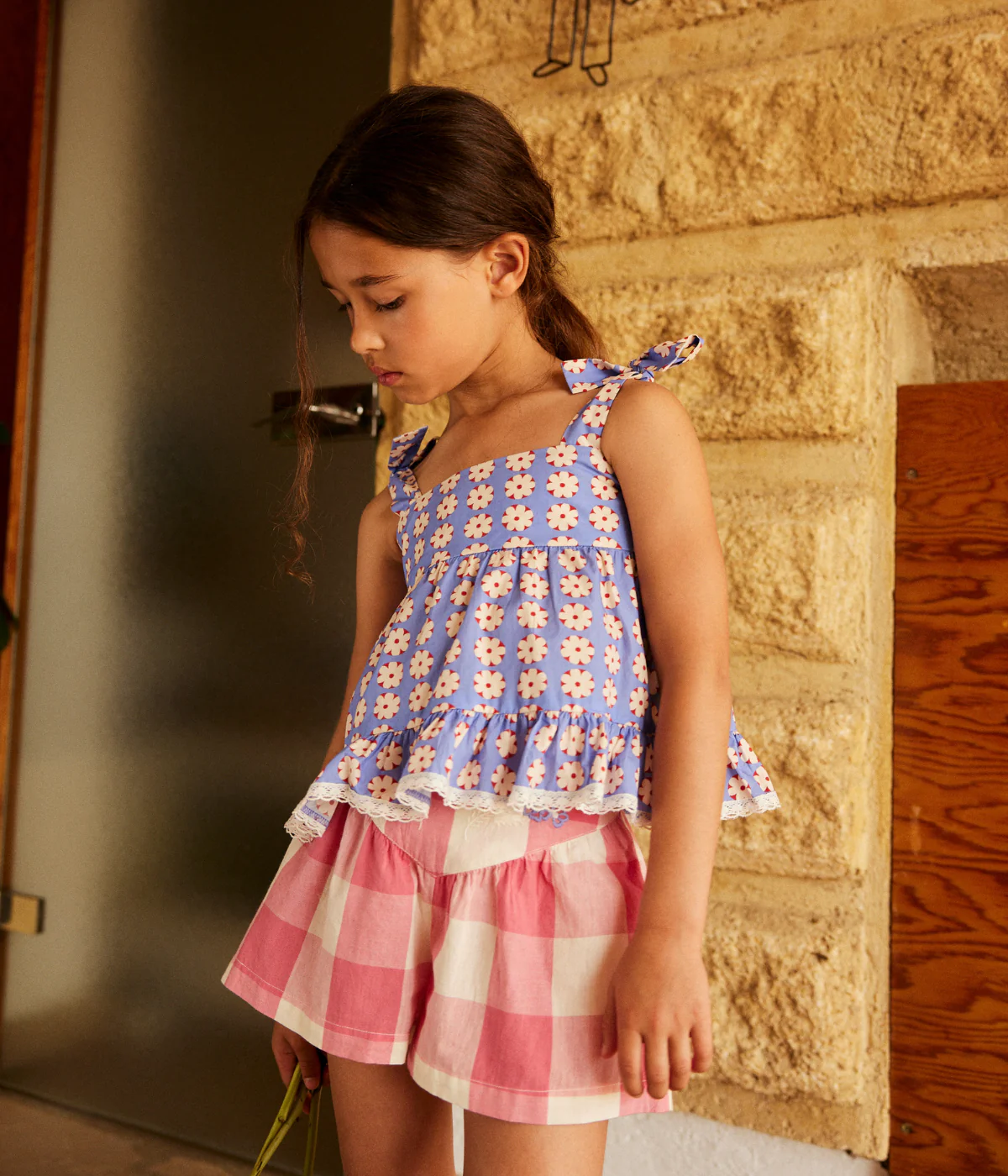 Lucie Blouse - Pomponette Blue - Image 3