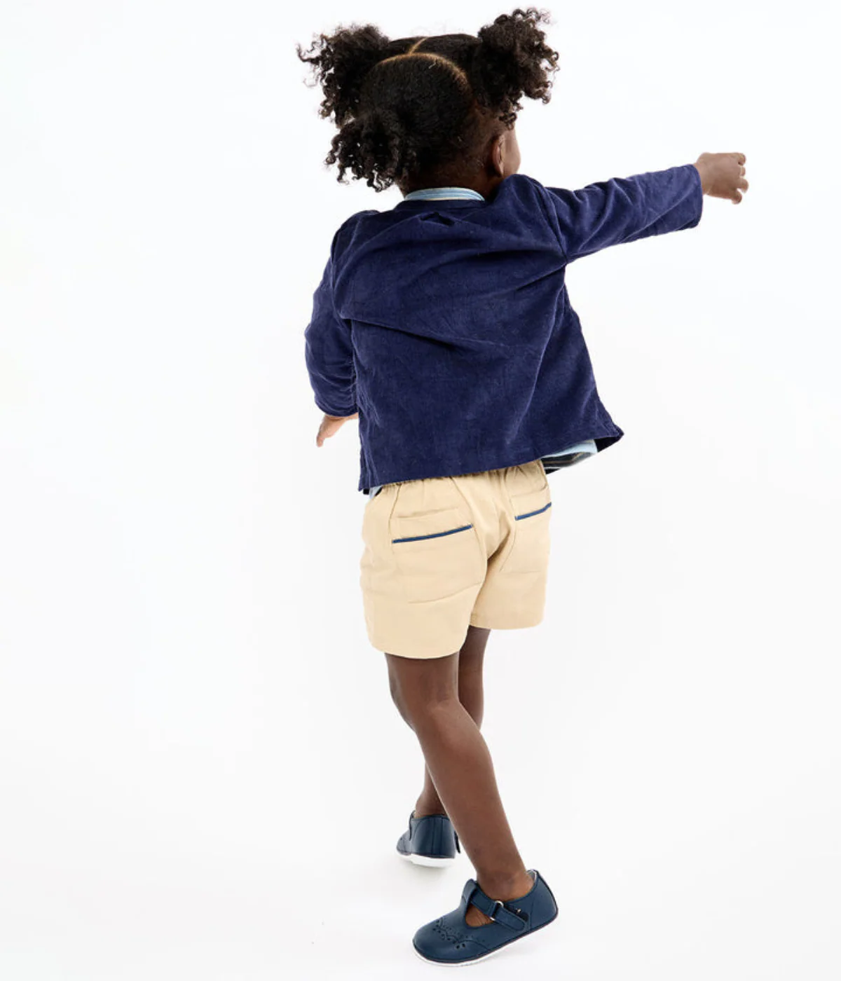Lupo Baby Shirt - Navy Corduroy - Image 5