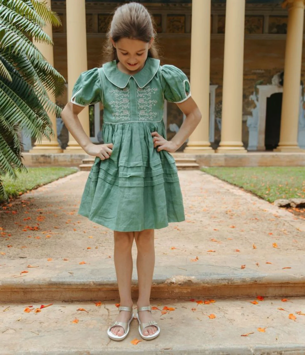 Maragold Dress - Peridot Green - Image 6