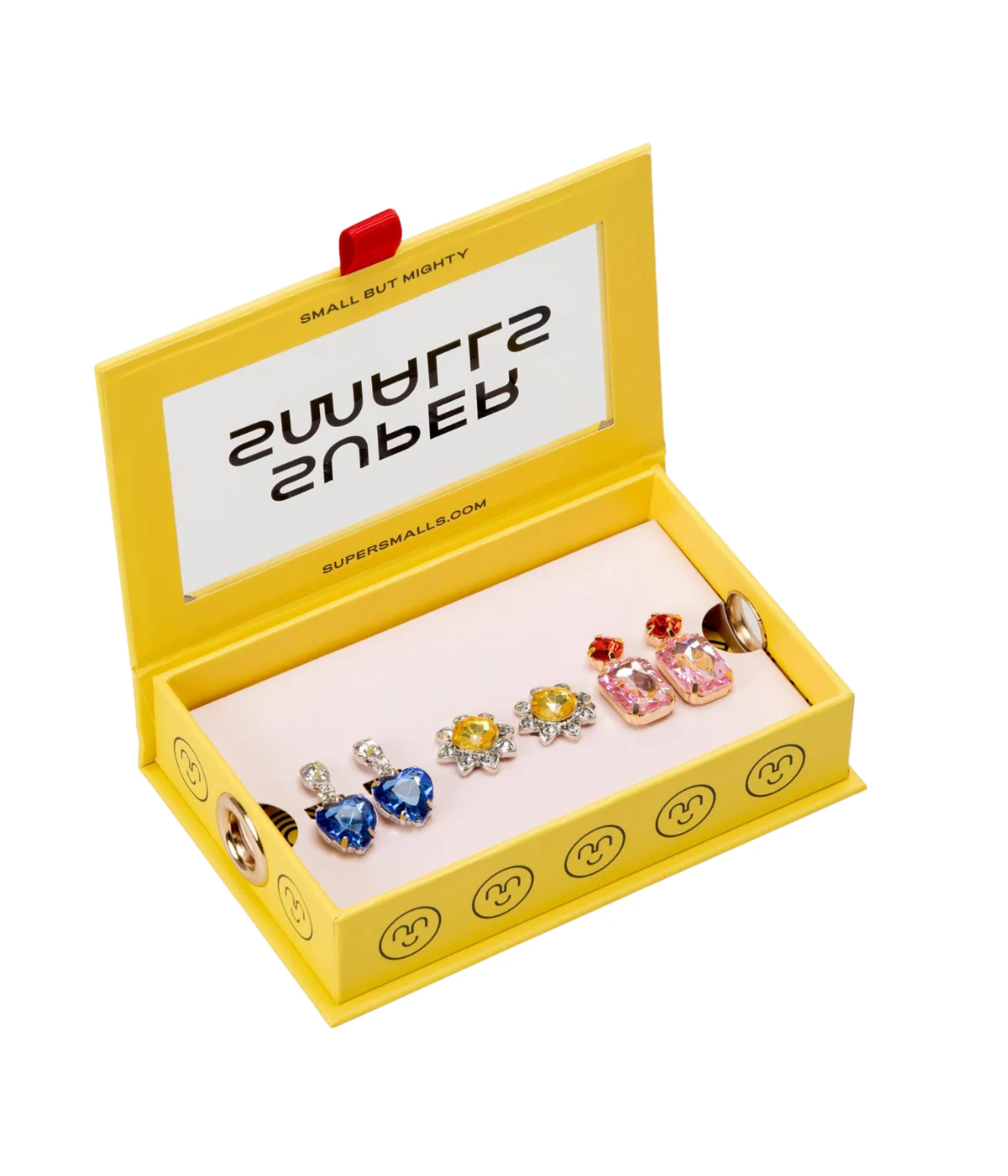 Multi-colored Gem Clip-On Earring Set