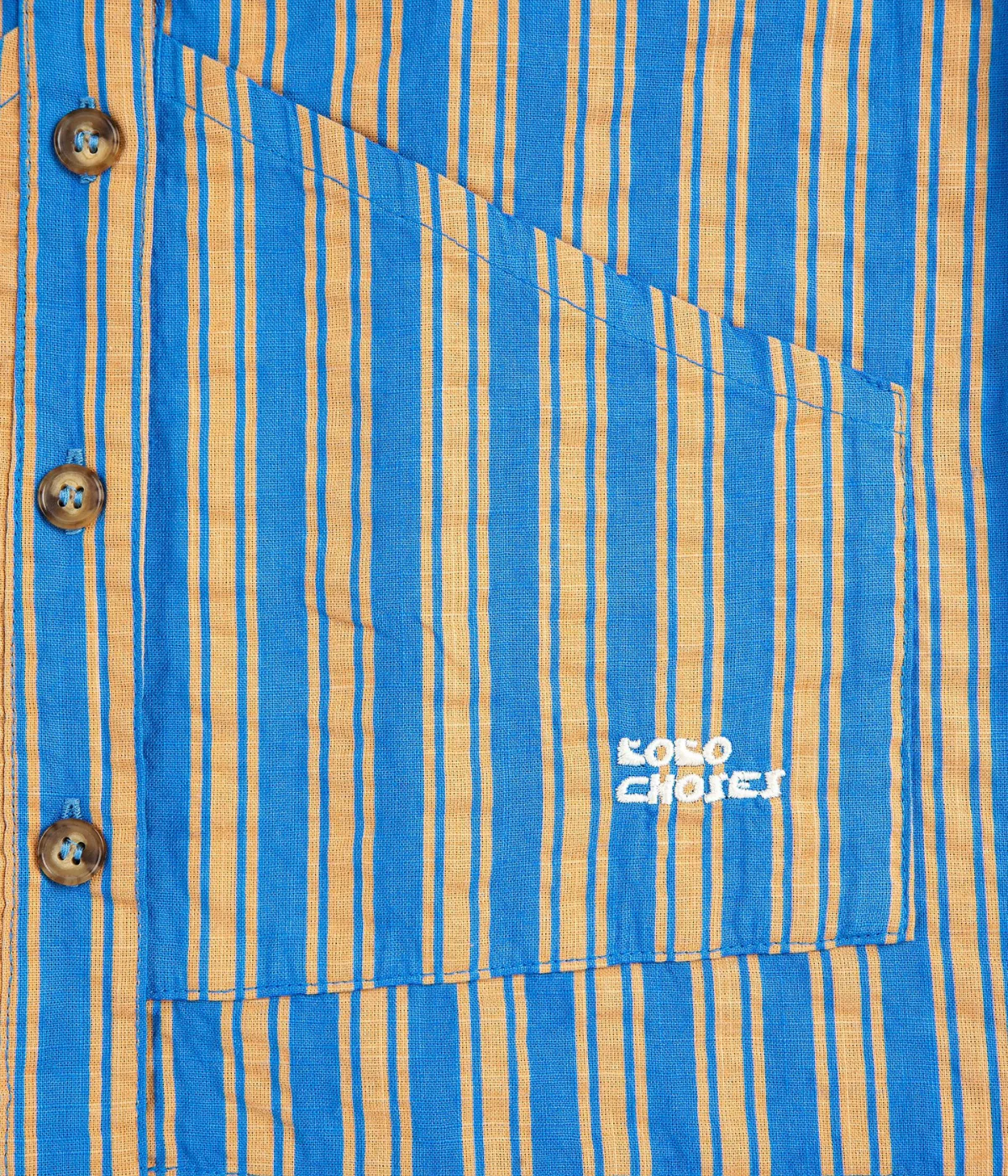 New Hairline Woven Shirt - Navy Blue - Image 3