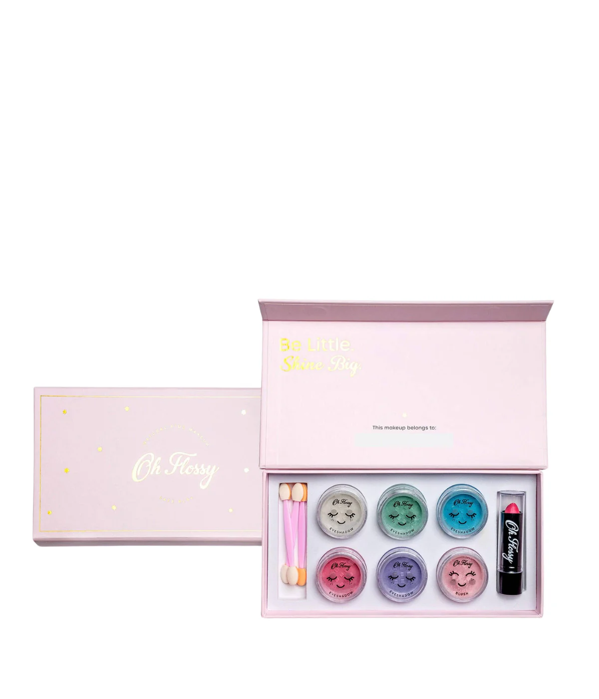 Oh Flossy Deluxe Makeup Set - Soft Pink with Sparkles