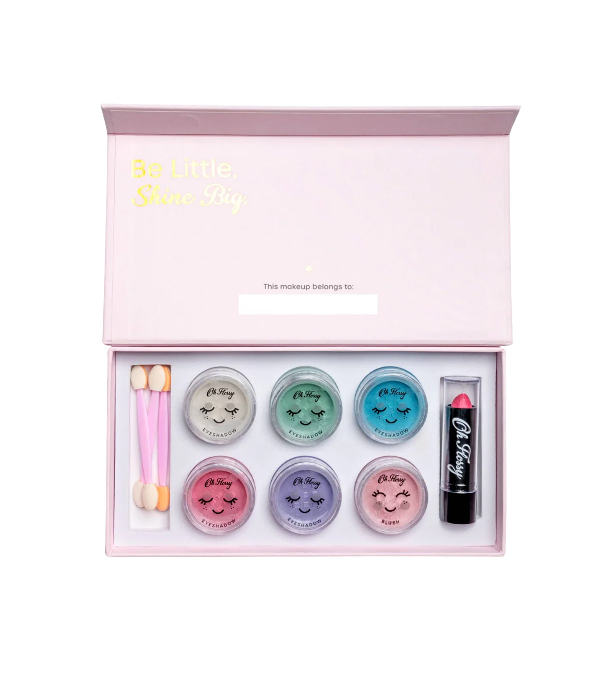 Oh Flossy Deluxe Makeup Set - Soft Pink with Sparkles - Image 2