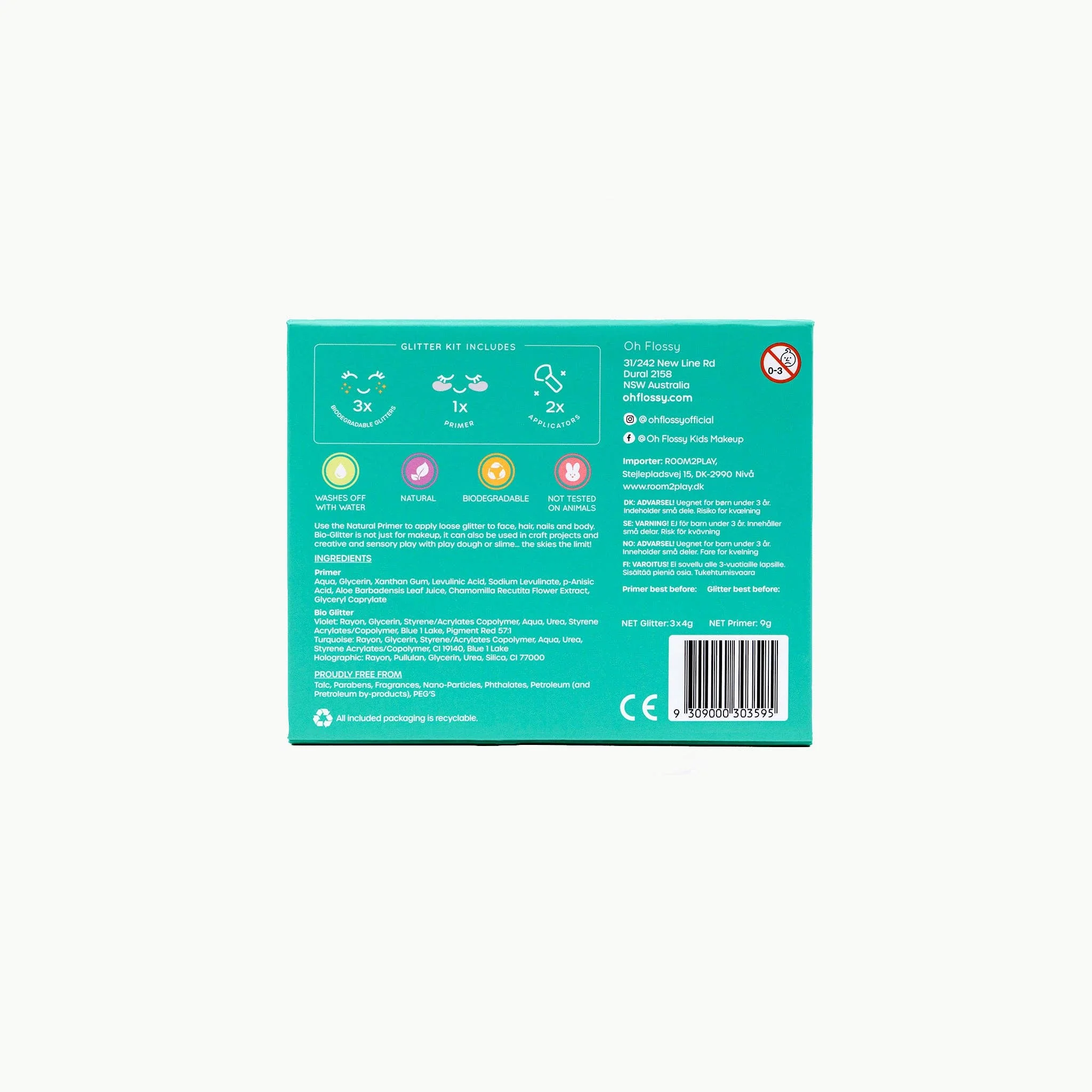 Oh Flossy Kids Under the Sea Glitter Set - Image 4