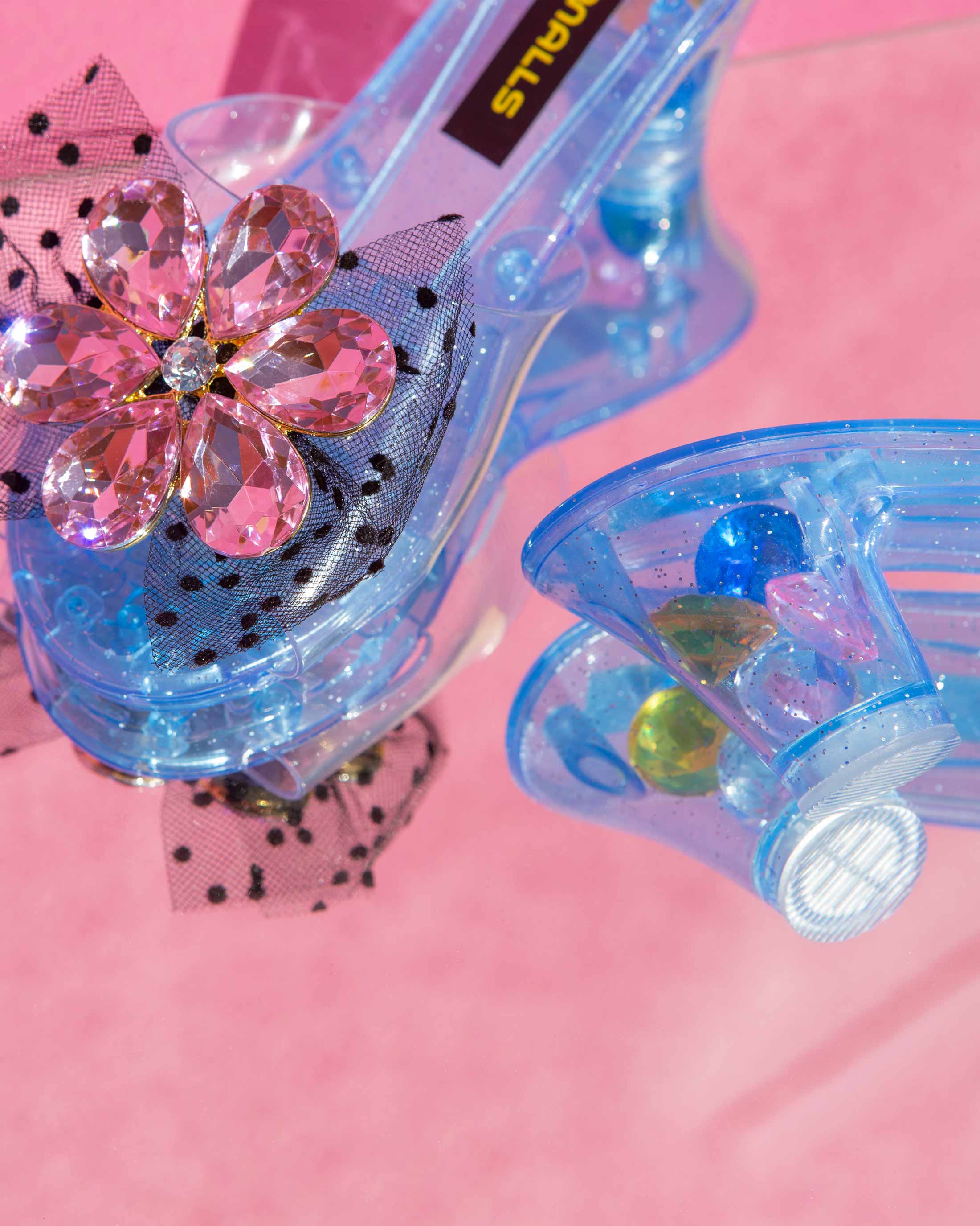 Pink Flower Gem Play Shoes - Image 7