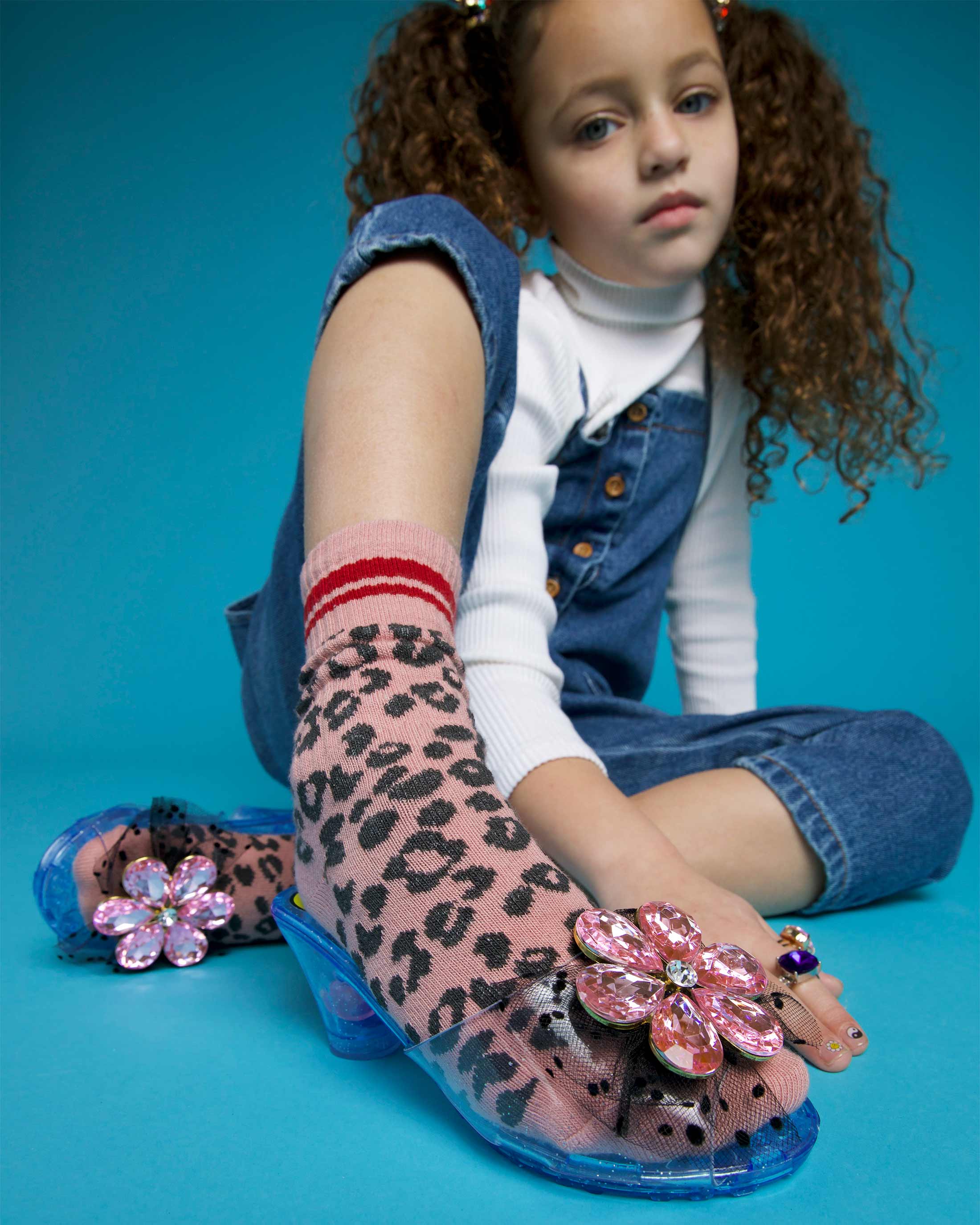 Pink Flower Gem Play Shoes - Image 8