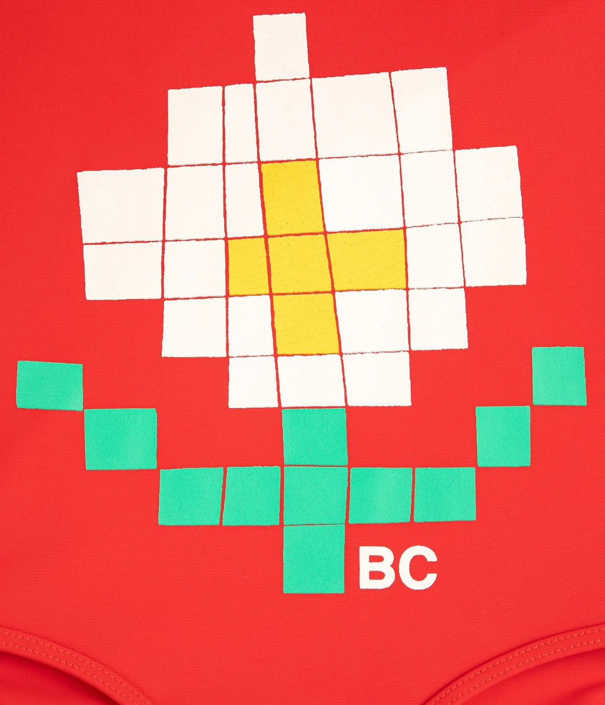 Pixel Daisy Swimsuit - Red - Image 3