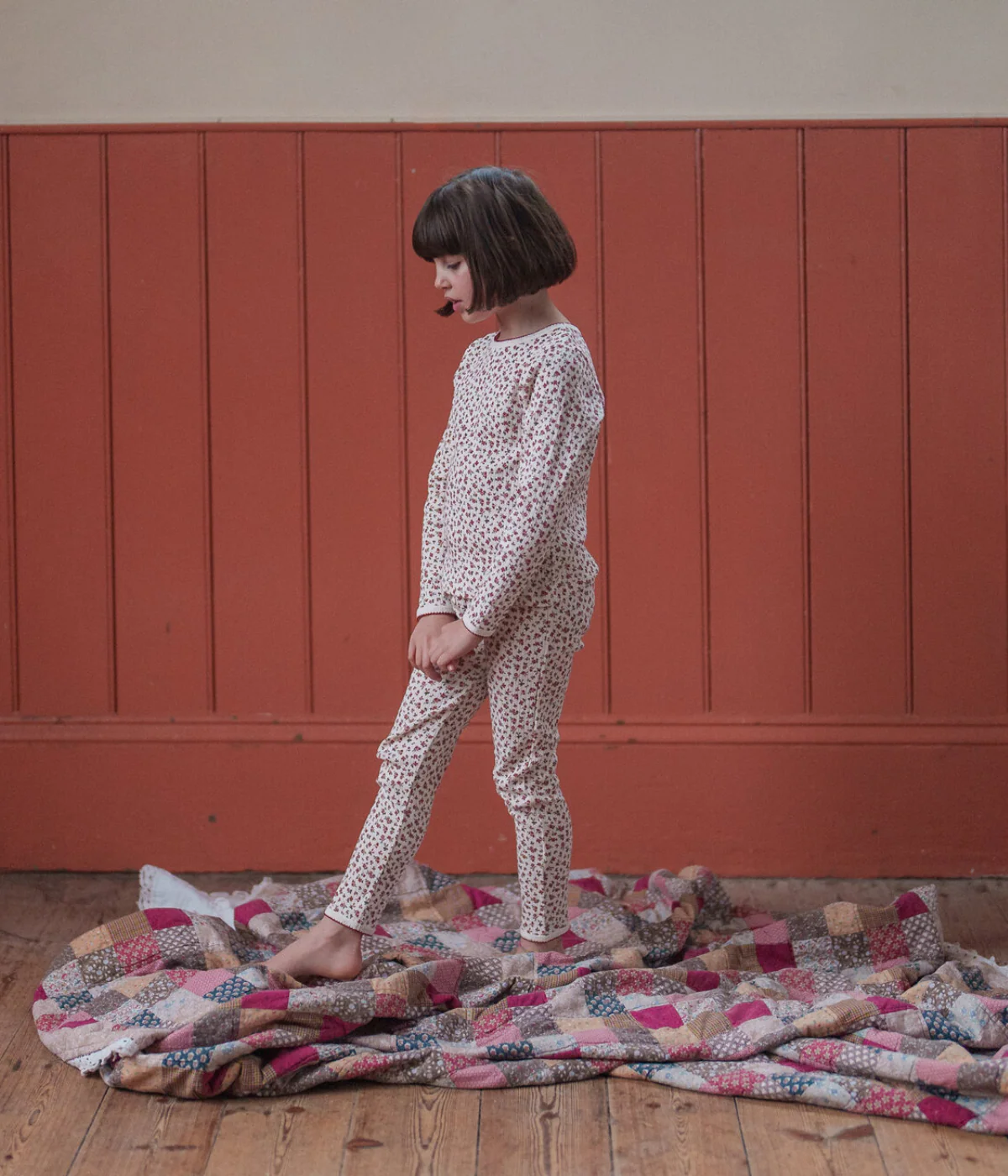 Pointelle Pyjamas Posy Floral - Image 2