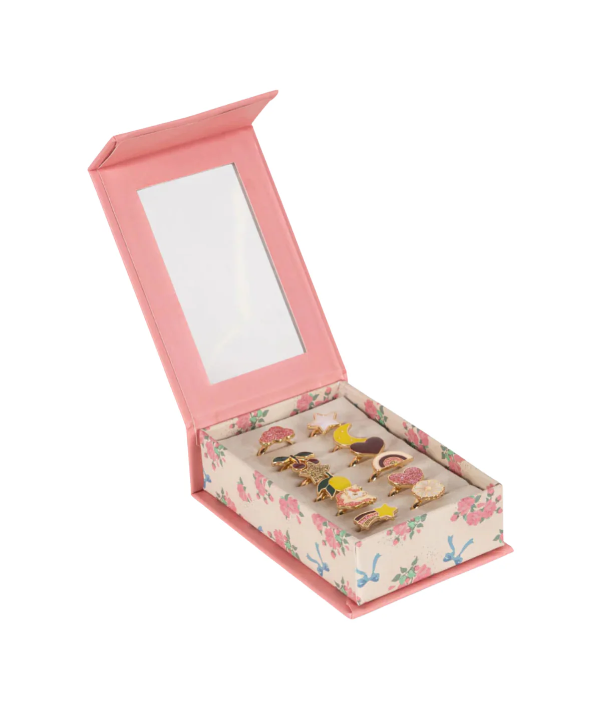 Ring Set 12 Pcs Display 12 Packs - Multicolor