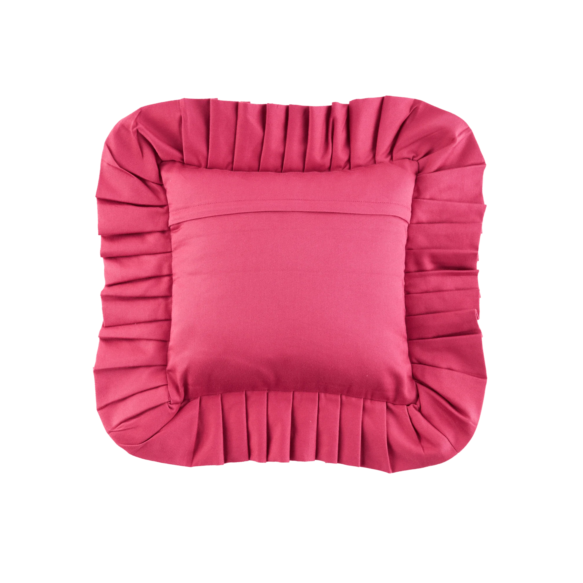 Ruffled Pillow Cover Blumen Orange - Image 3