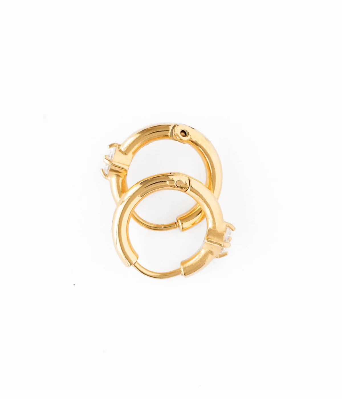 Single Diamond Hoop - Image 2