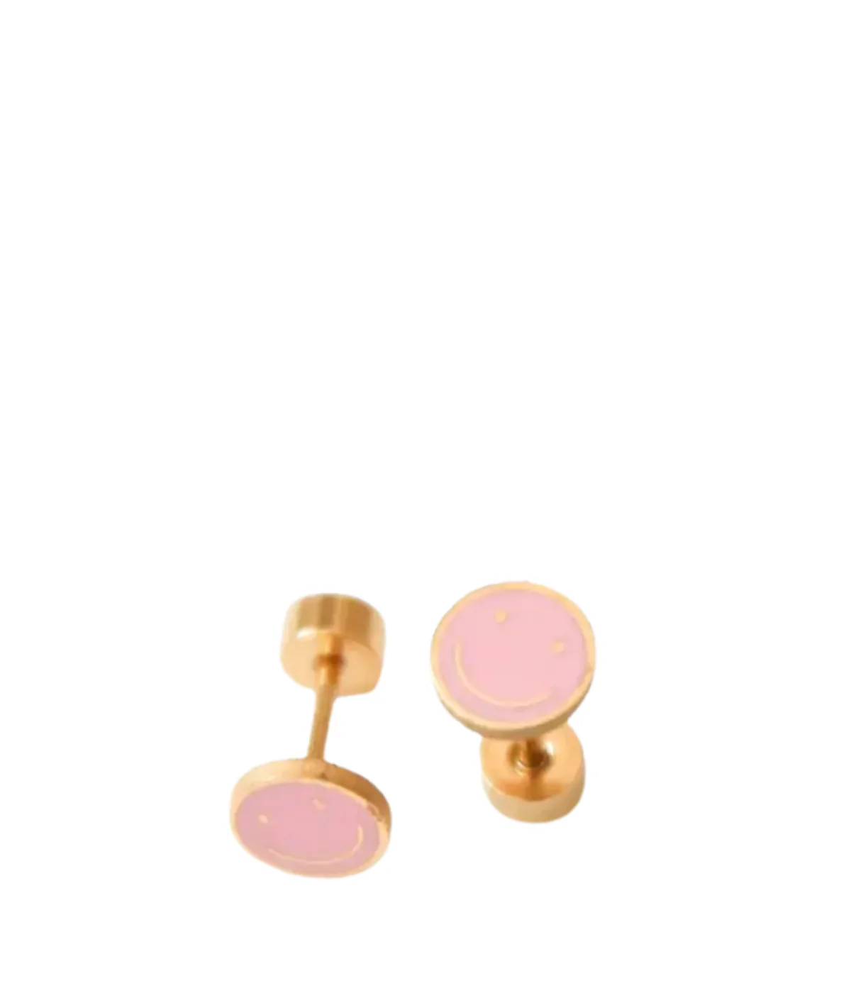 Smile Earrings - Pink