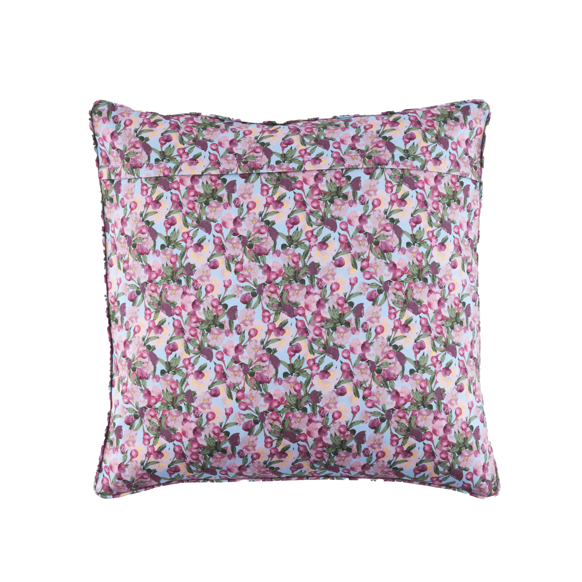 Square Pillow Cover Romance is Dead Blue - Image 3