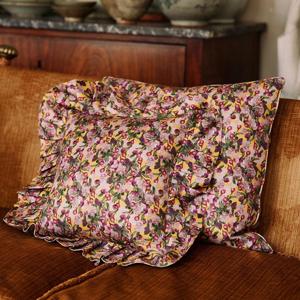 Square Pillow Cover Romance is Dead Yellow - Image 5