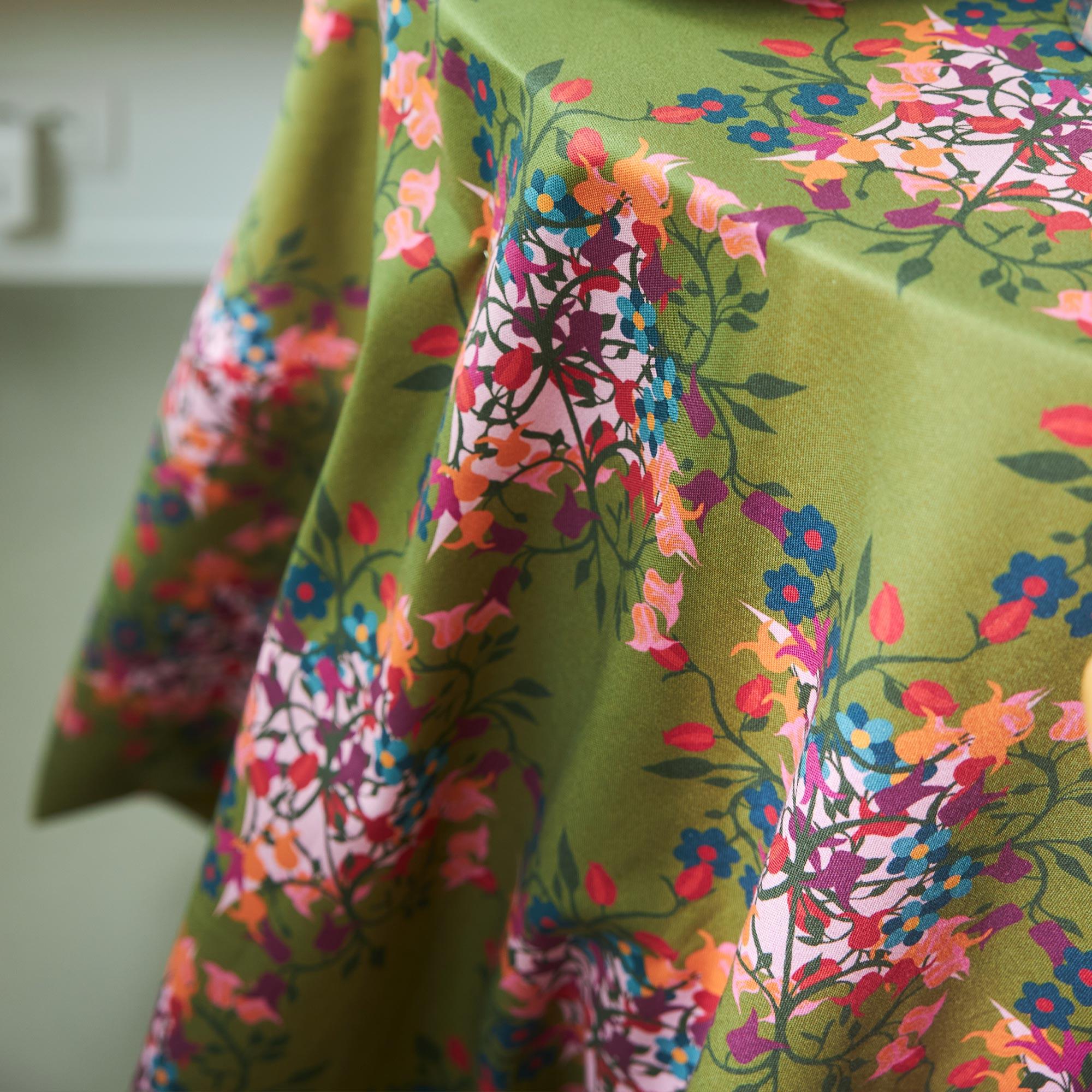Tablecloth Blumen Green - Image 3