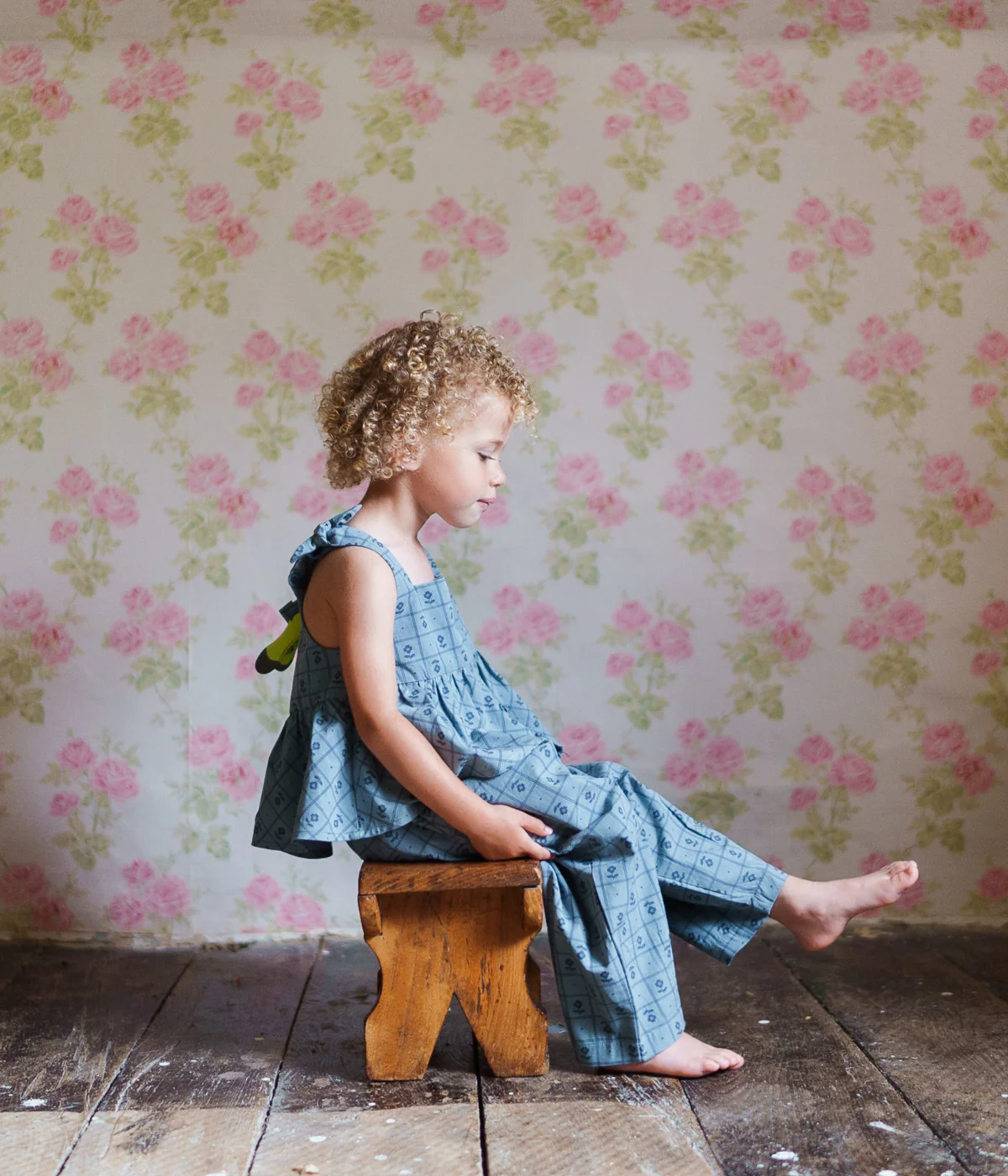 Tilly Trousers - Thyme Floral - Image 4