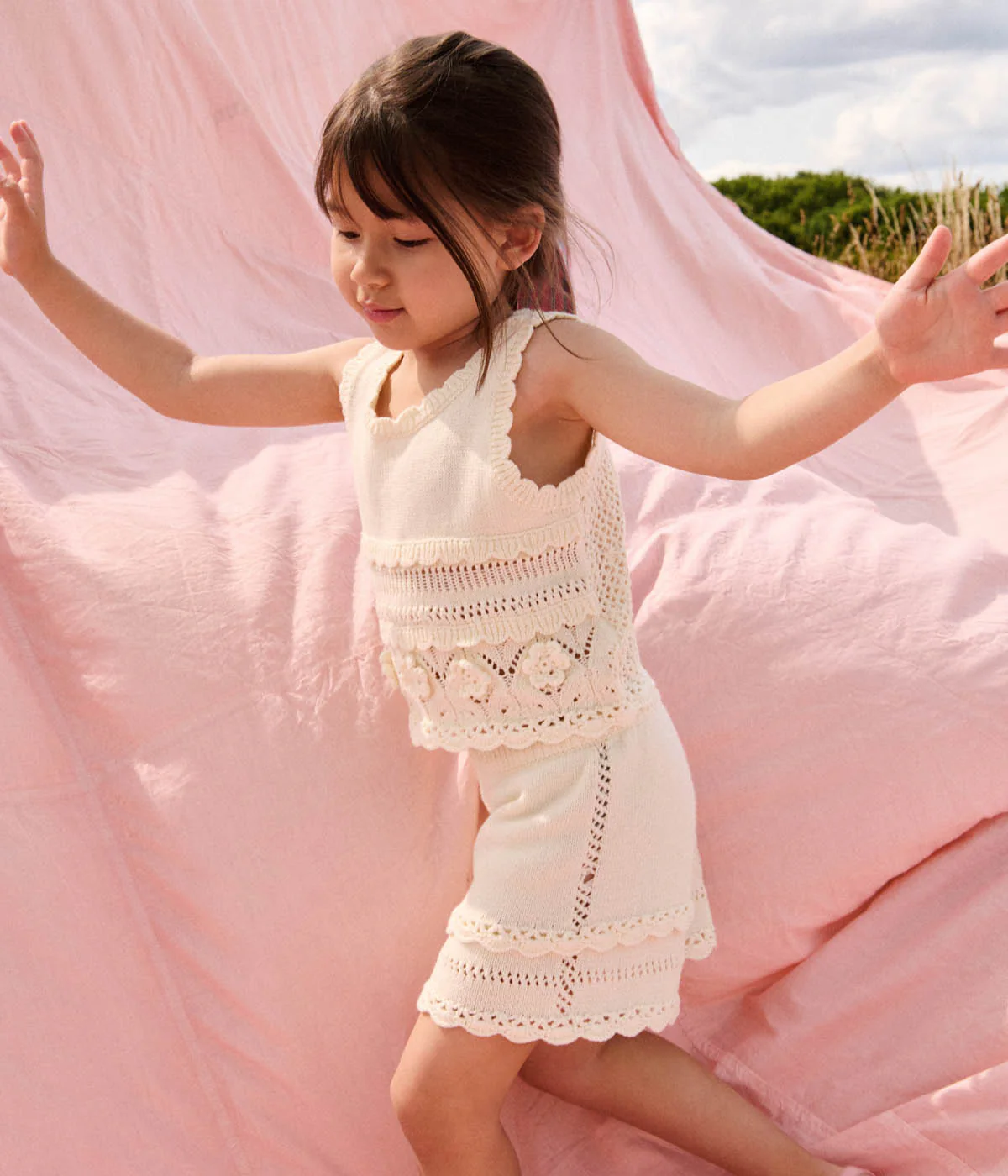 Top Maelyse Knitted Cotton - Cream - Image 3