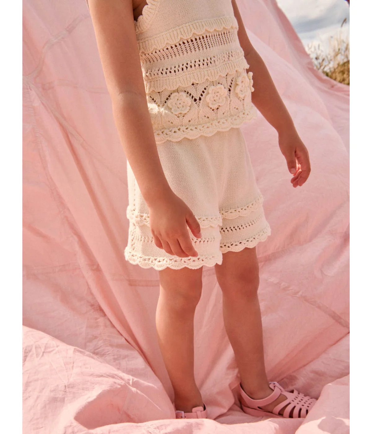 Top Maelyse Knitted Cotton - Cream - Image 4