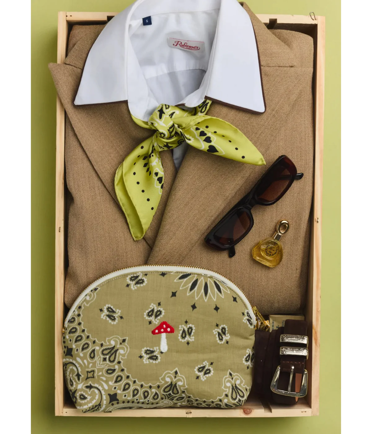 Vanity Small - CHAMPIGNON - Beige/ Moutarde - Image 4