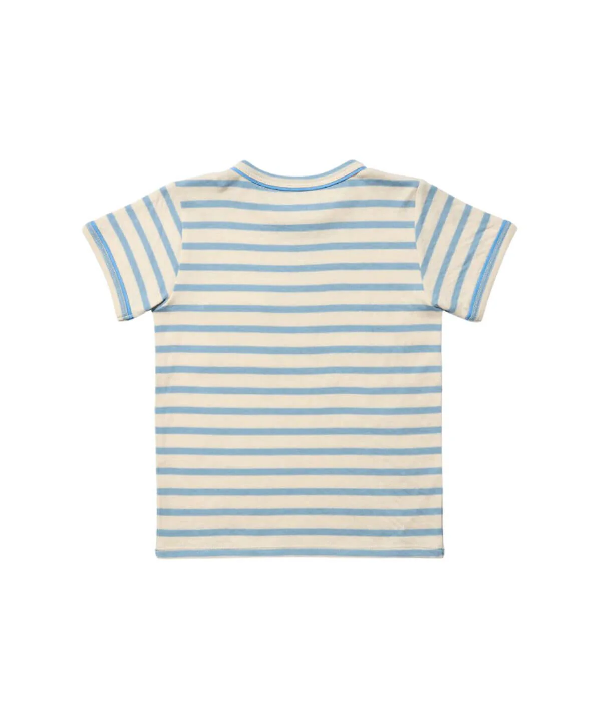Willie T-Shirt - Dusty Blue Stripe - Image 2